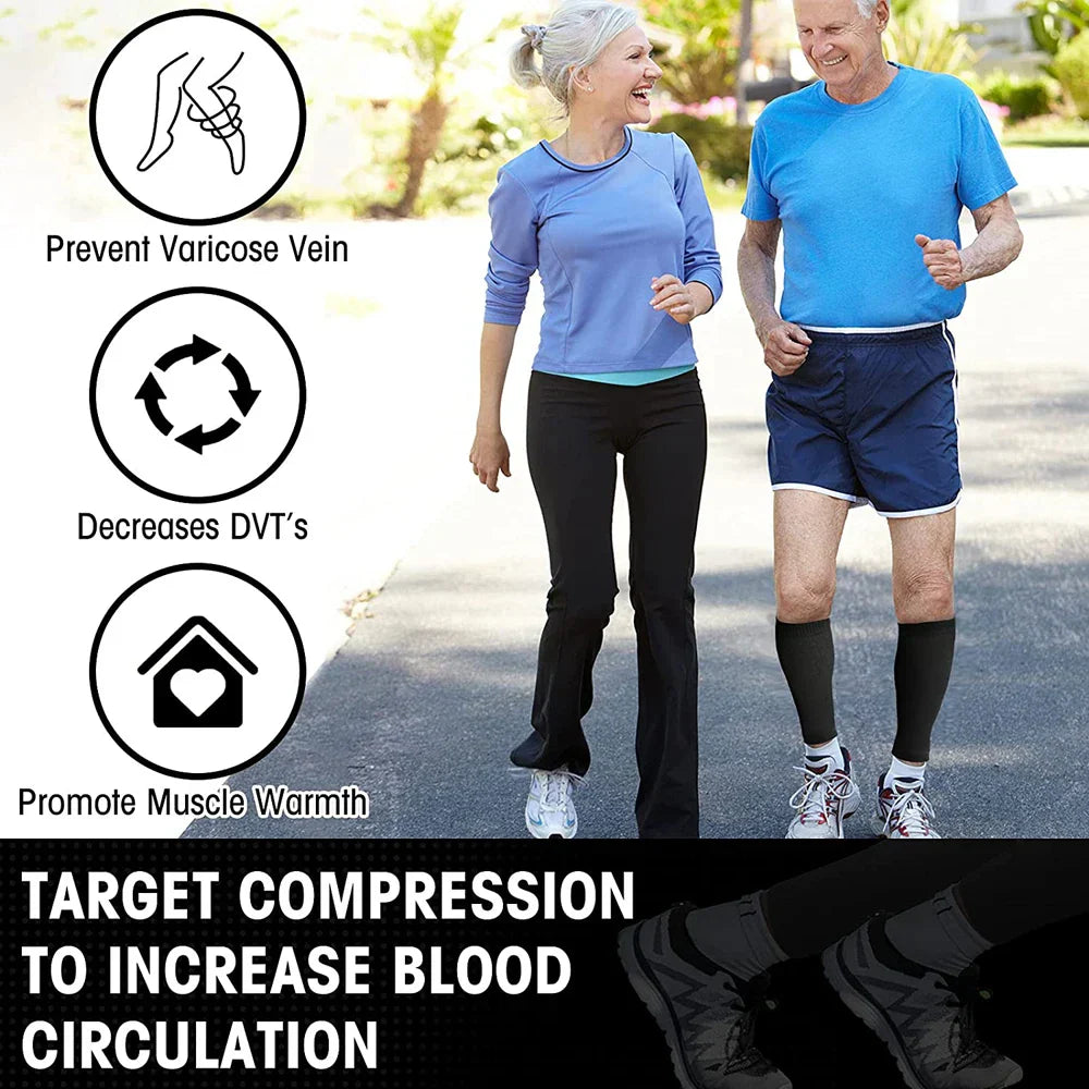 Manchons de Compression Médical pour Mollets - Traitement Varices