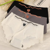 Little Heart - Lot de 3 culottes en Soie Glacée sans couture