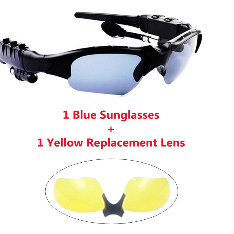 Lunettes de sport polarisée -  Oreillette Bluetooth 2.0