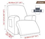 Housse de fauteuil avec poches intégrées
