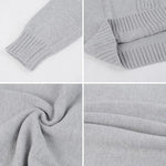 Pull Col roulé torsadé chaud pour homme
