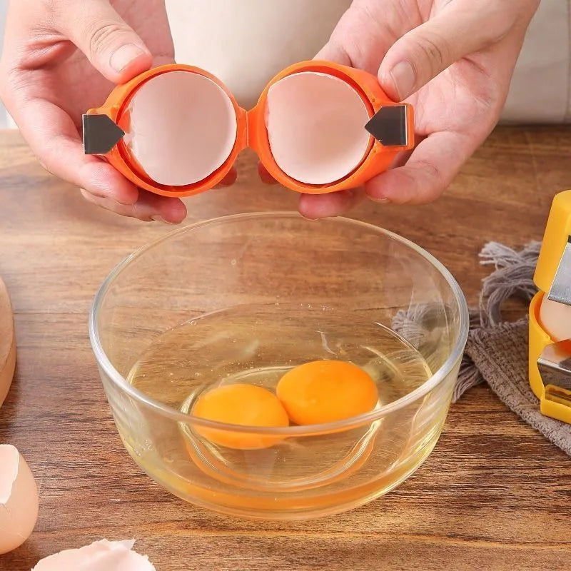 Ouvre-Oeuf Pratique en Acier inoxydable