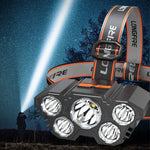 Lampe frontale rechargeable 4 modes