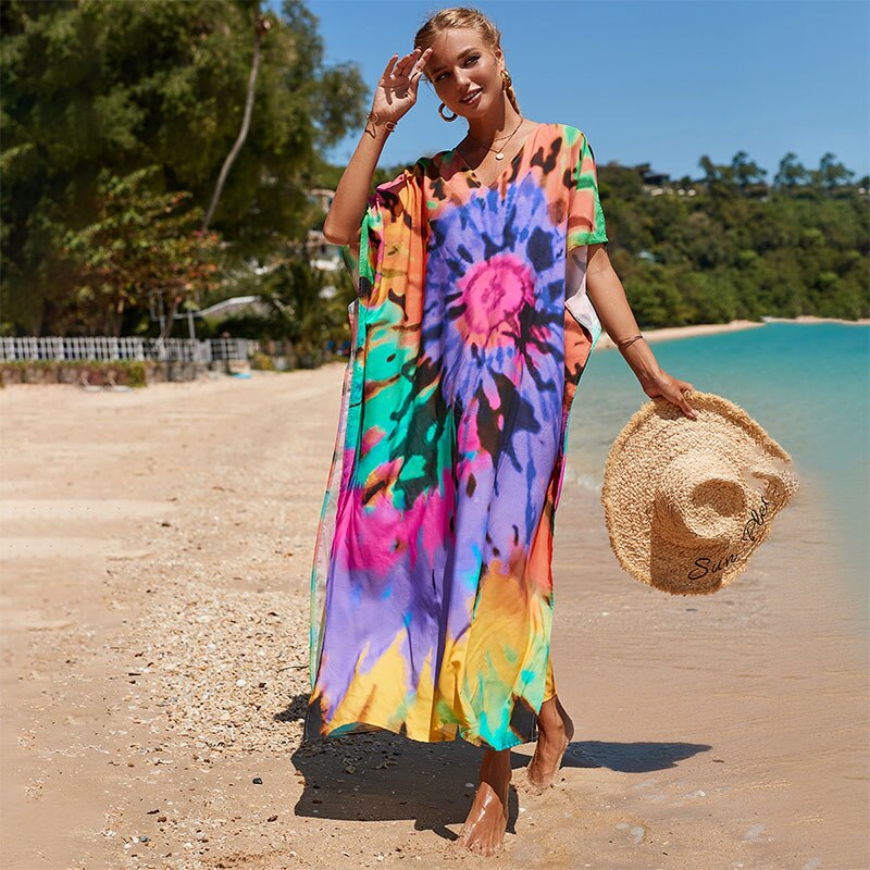 Robe maxi de plage légère