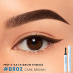 Pomada-Gel Delineador de Ojos y Cejas 2 en 1 - con Aplicador
