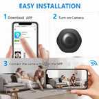 Mini caméra espion WiFi HD 1080p + Bracelet OFFERT