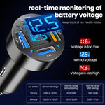 Chargeur de voiture USB 4 en 1