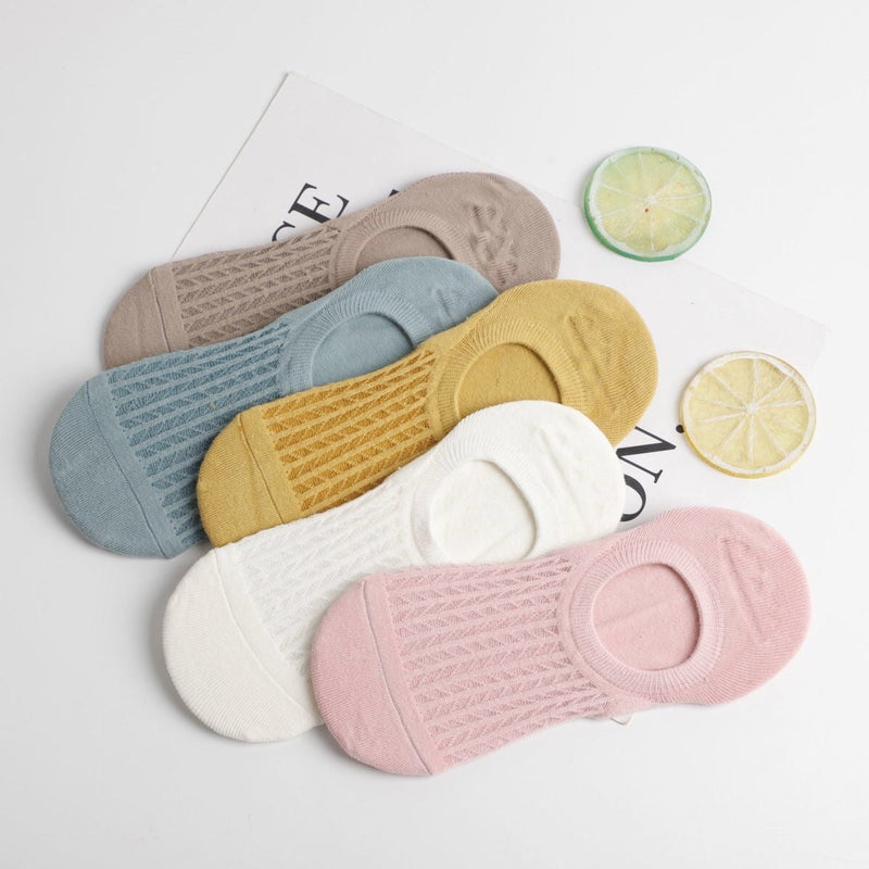 5 paires de chaussettes invisibles - Femme