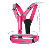 Gilet réfléchissant LED USB avec sac banane intégré