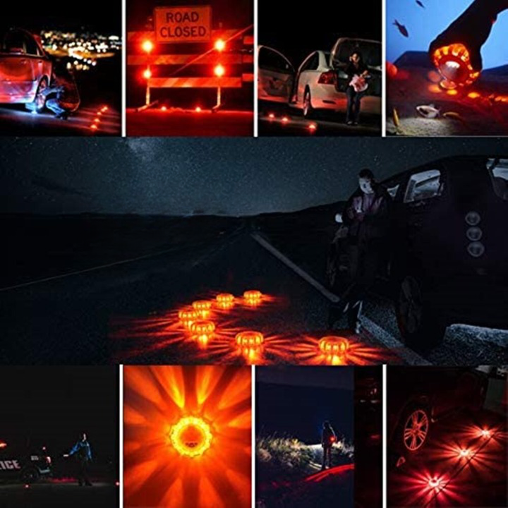Lot de 2 Balises de Signalisation d'Urgence