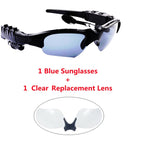 Lunettes de sport polarisée -  Oreillette Bluetooth 2.0