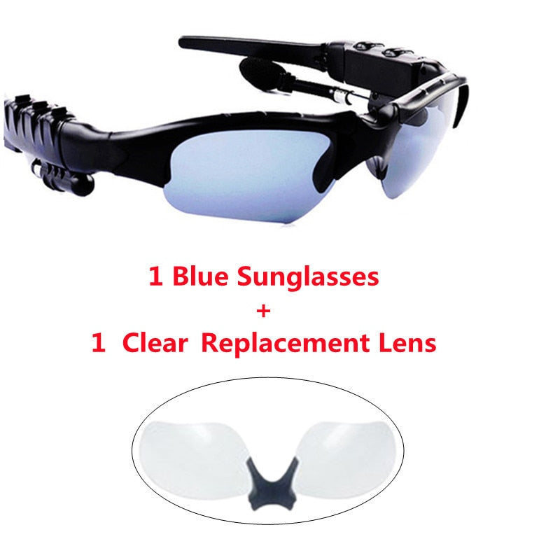 Lunettes de sport polarisée -  Oreillette Bluetooth 2.0