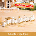 Mini train de Noël en Bois