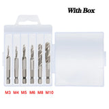6Pcs Box Argenté - Long