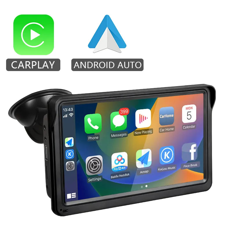 Ecran HD Carplay et Android pour Voiture