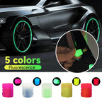 4x Bouchon de valve fluorescent pour pneus