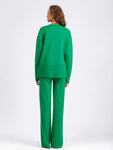 Ensemble pull et pantalon en tricot