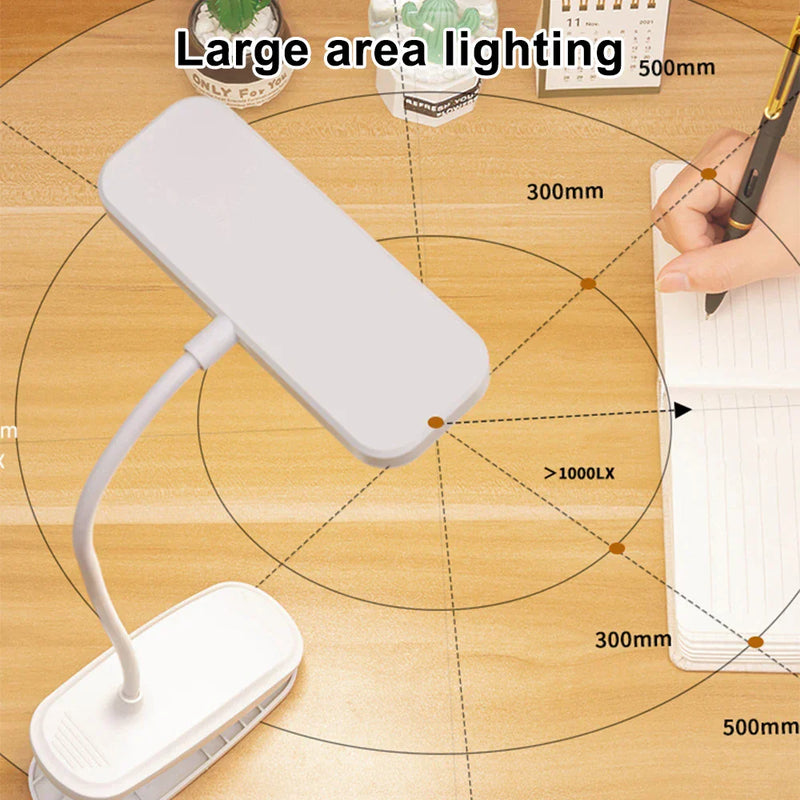 Lampe à clip flexible 360° - 3 Modes d'éclairage