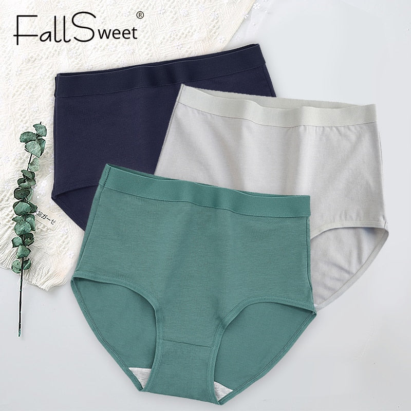 Lot de 2 Culottes taille haute en coton