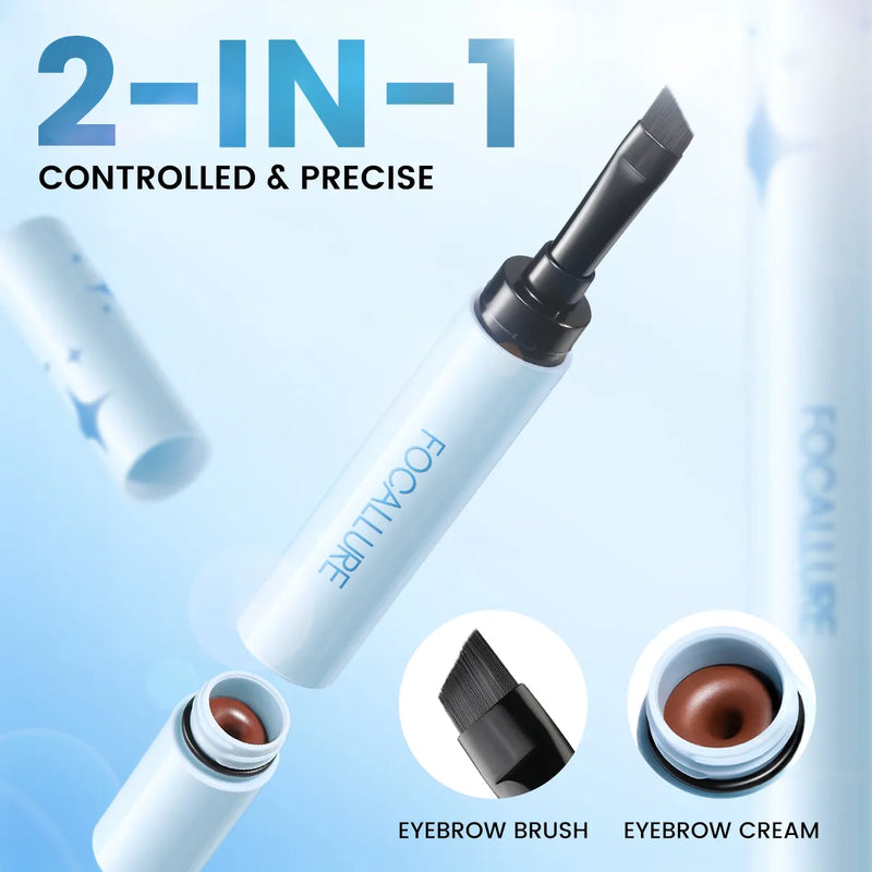 Pommade- Gel Eyeliner et Sourcils 2 en 1 - avec Applicateur