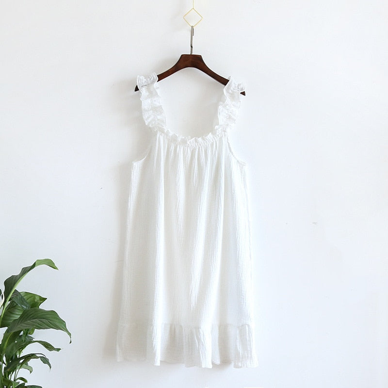 Chemise de nuit en Gaze de coton