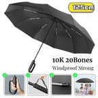 Parapluie renforcé pliant automatique 125CM - Poignée ergonomique