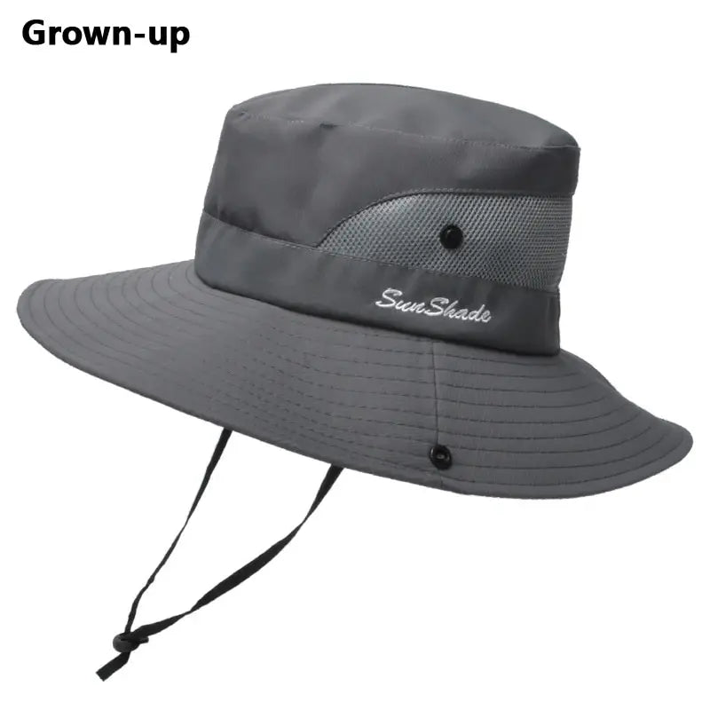 Chapeau d'été femme avec trou pour queue de cheval — polyester respirant, pliable
