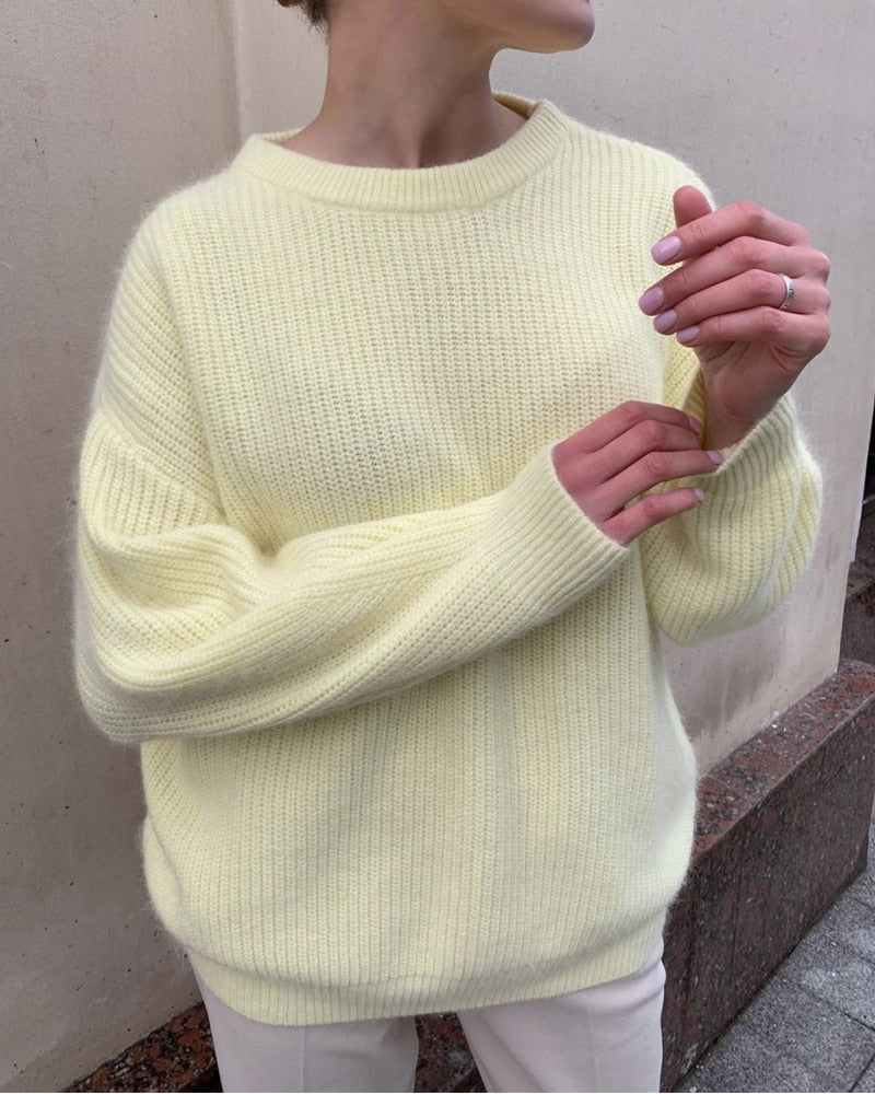 Pull tricoté Oversize