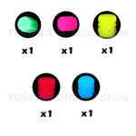 4x Bouchon de valve fluorescent pour pneus