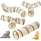 Tunnel de Jeu Interactif Pliable pour Chat Respirant & Résistant – Idéal pour Jeu et Cachette