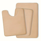 Lot de 3PCS de Tapis de Salle de Bain Absorbants & Antidérapants