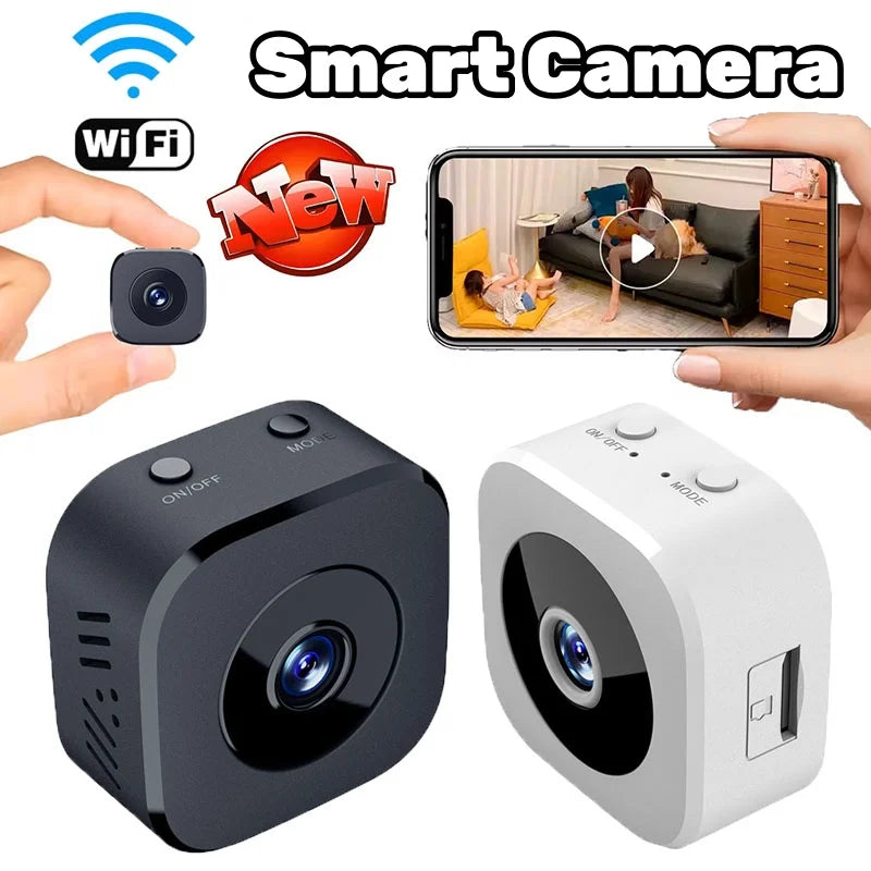 Mini Caméra SMART WiFi 6K HD - Vision Nocturne & Détecteur de Mouvement - Support OFFERT