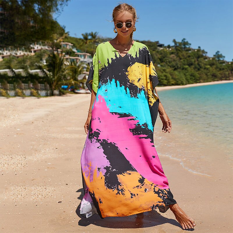 Robe maxi de plage légère