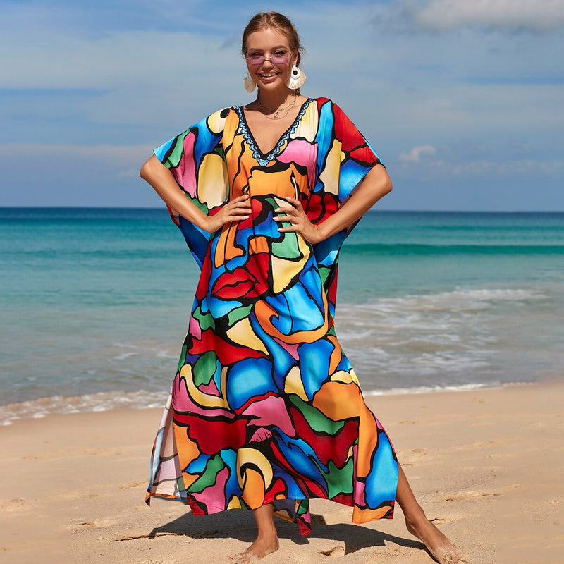 Robe maxi de plage légère