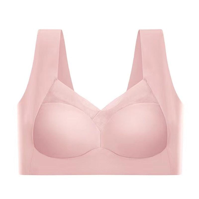 Brassière en soie glacée - Sans armatures