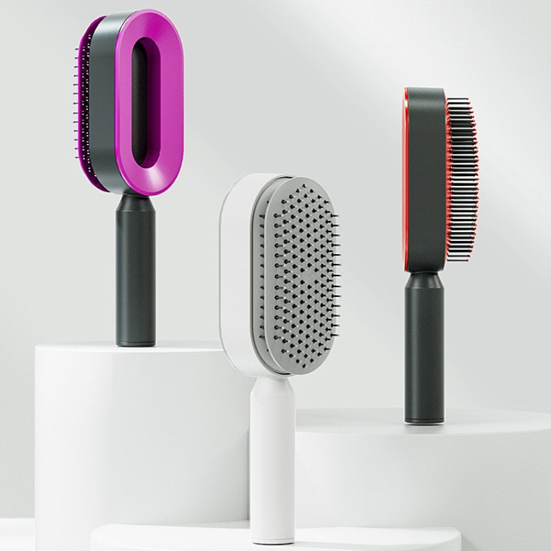 SoftBrush - La brosse à cheveux autonettoyante & saine pour vos cheveux