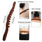 Bâton de Massage 8 Perles pour Drainage Lymphatique Corps