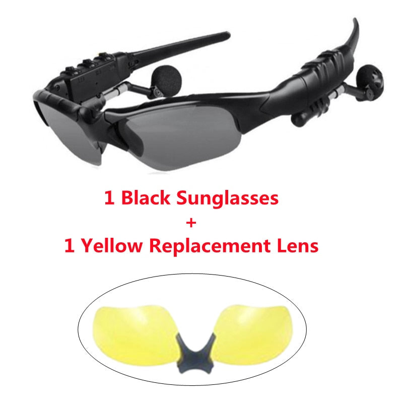 Lunettes de sport polarisée -  Oreillette Bluetooth 2.0