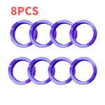 Lot de 8 protecteurs de roues en silicone - Valise, chaise, meuble, etc