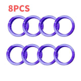 Lot de 8 protecteurs de roues en silicone - Valise, chaise, meuble, etc