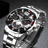 Montre de luxe acier inoxydable - Homme
