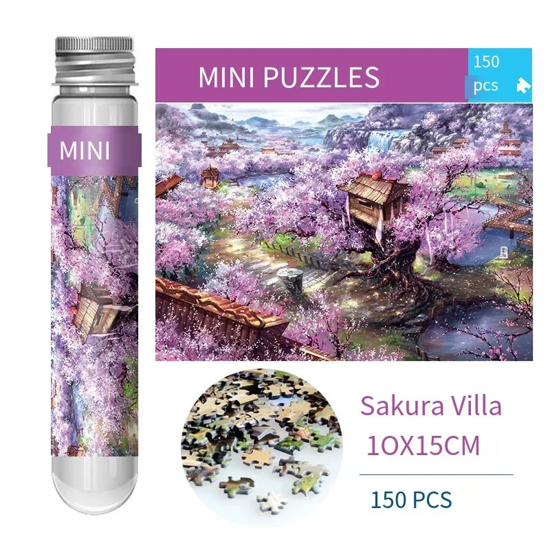 Mini Puzzle 150PCS dans tube à essai - 1 ACHETÉ = 1 OFFERT