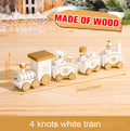 Mini train de Noël en Bois