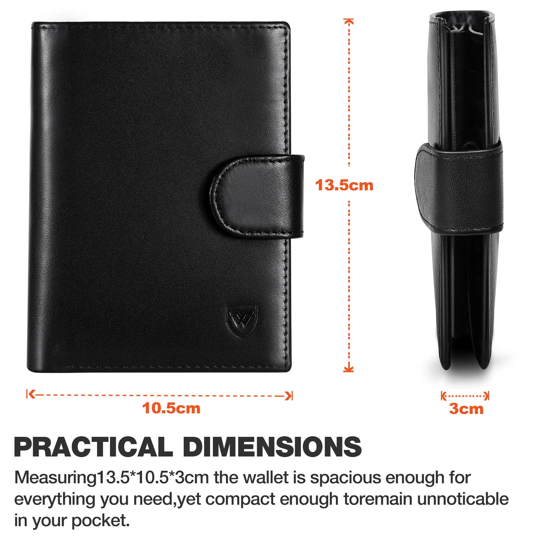 Portefeuille Multi Rangements Anti RFID