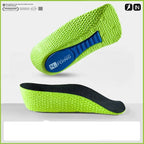 Height-increasing memory foam insoles
