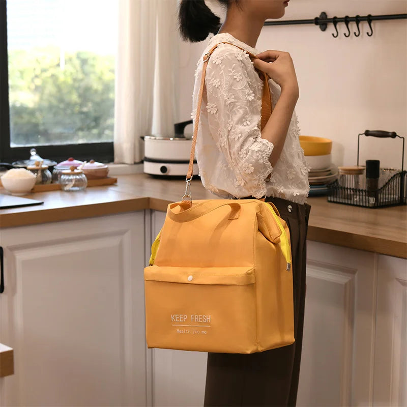 Sac Isotherme à Bandoulière Femme – Grande Capacité, Imperméable pour Repas, Pique-Nique, Travail et Voyage