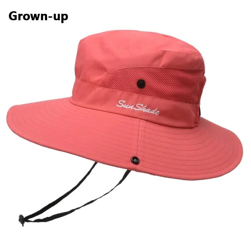Chapeau d'été femme avec trou pour queue de cheval — polyester respirant, pliable