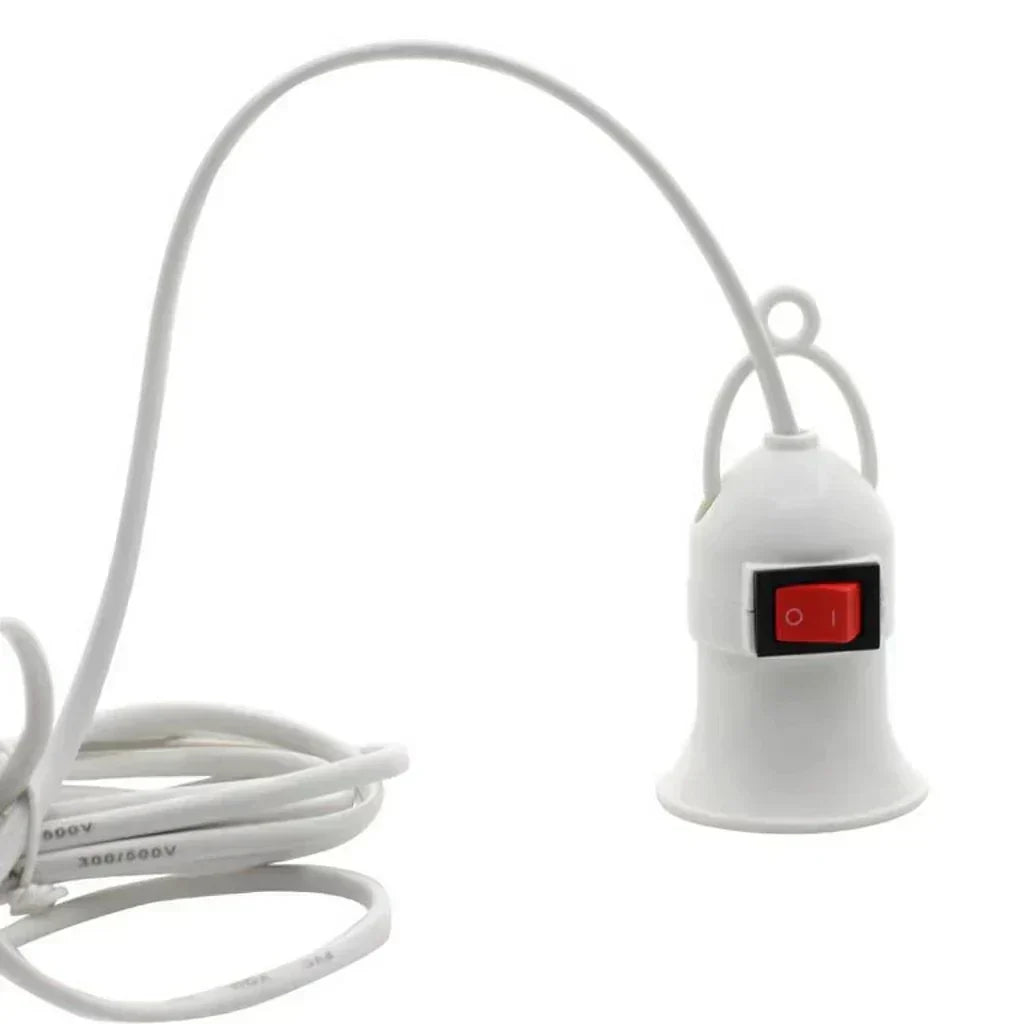 Douille E27 avec Câble 3,8m & Interrupteur