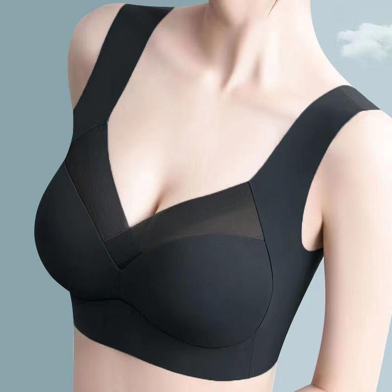 Brassière en soie glacée - Sans armatures