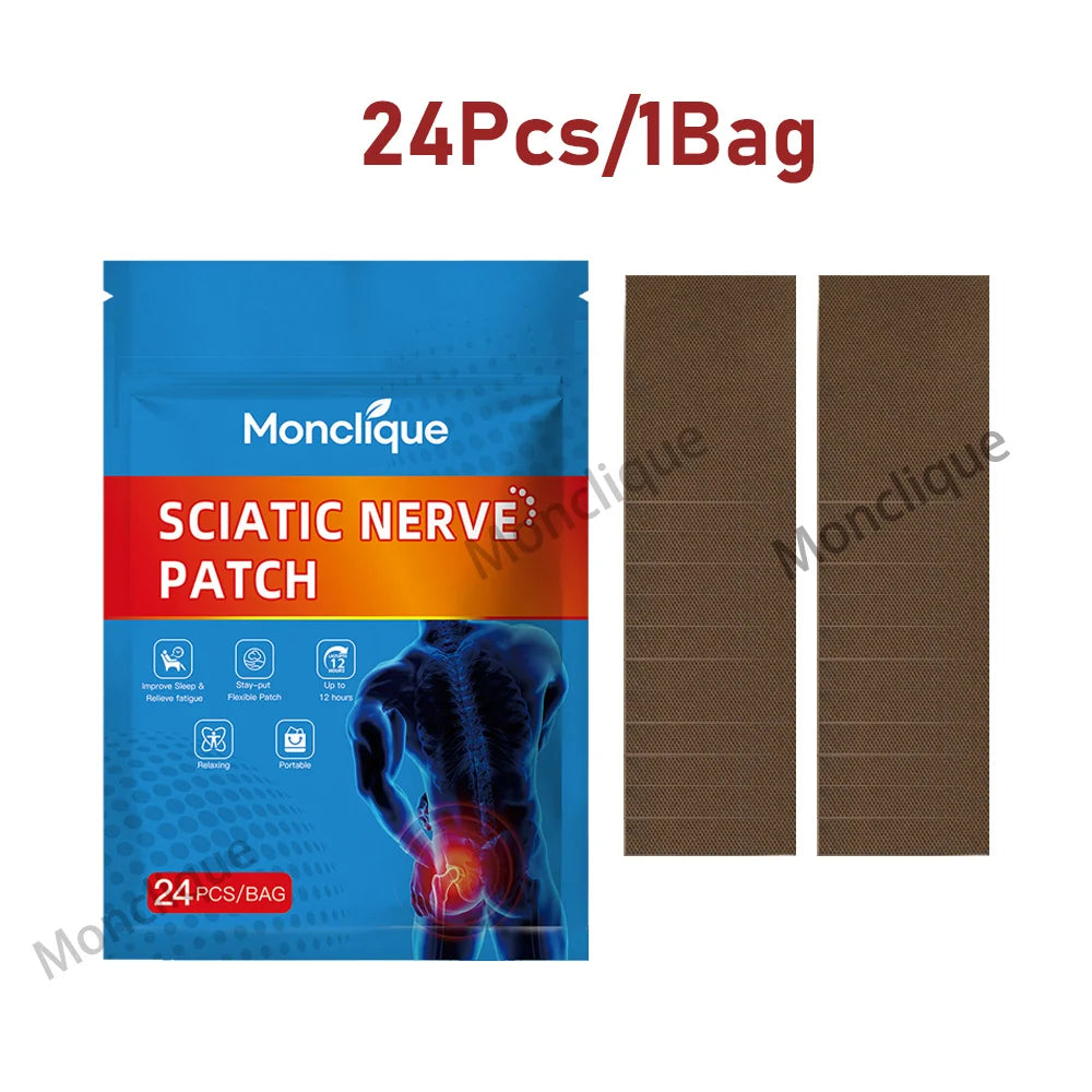 Lot de 24 Patchs Anti-Inflammatoires pour Sciatique